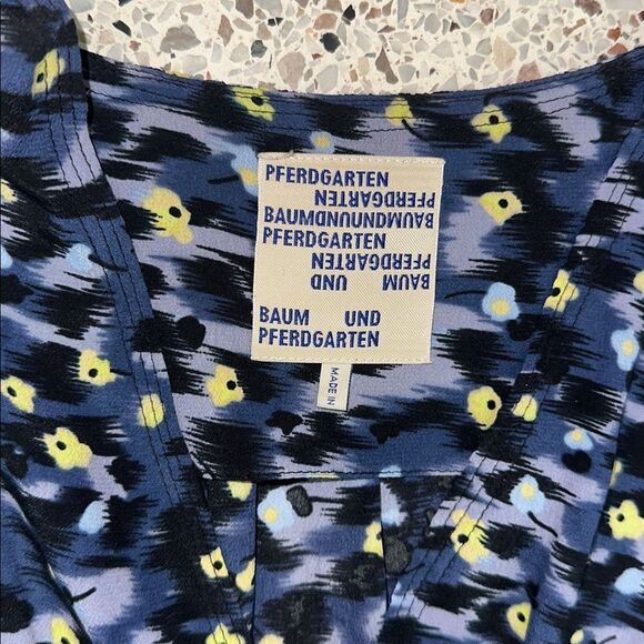 Baum Und Pferdgarten Armona cheetah garden mini dress long sleeve 34 small s - Picture 5 of 9